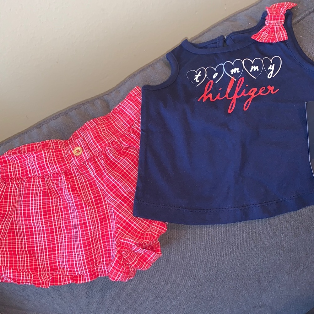 Tommy Hilfiger 2 piece toddler girls outfit
